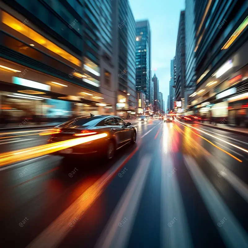 Experimental Motion Blur Photographs