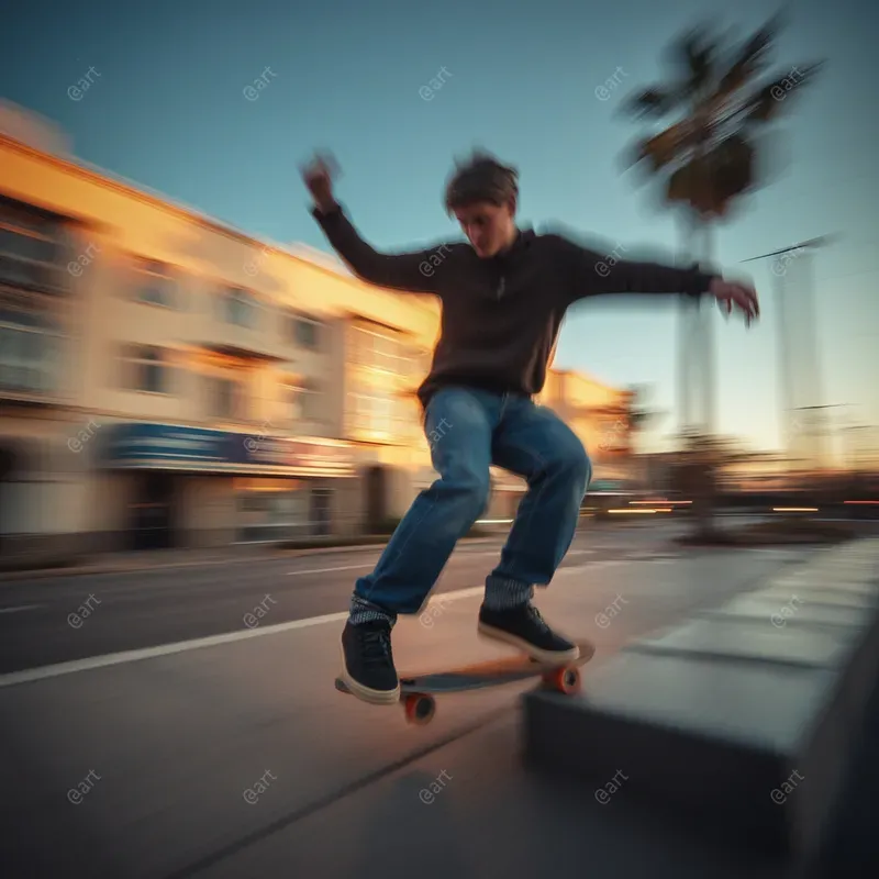 Experimental Motion Blur Photographs