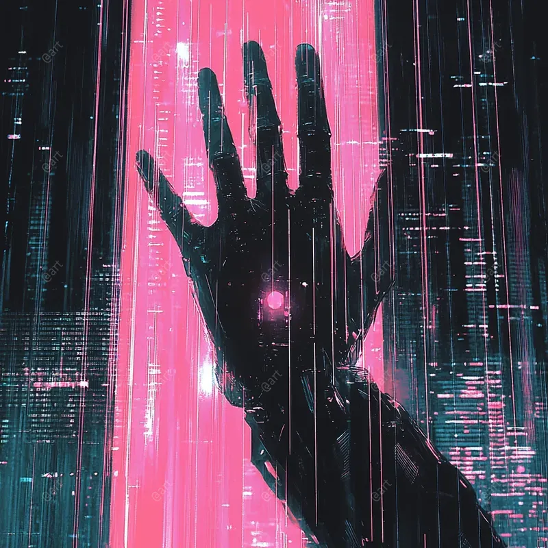 Photo Style Liquid Glitchscapes