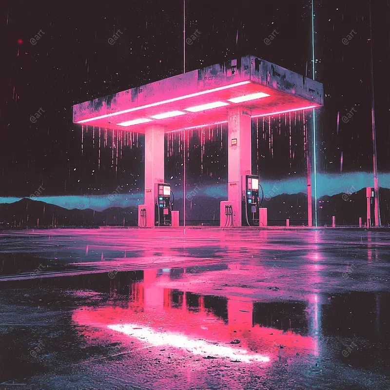Photo Style Liquid Glitchscapes