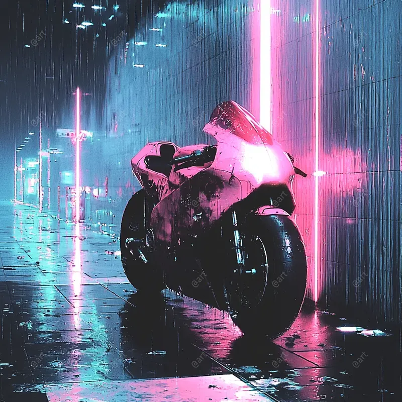 Photo Style Liquid Glitchscapes