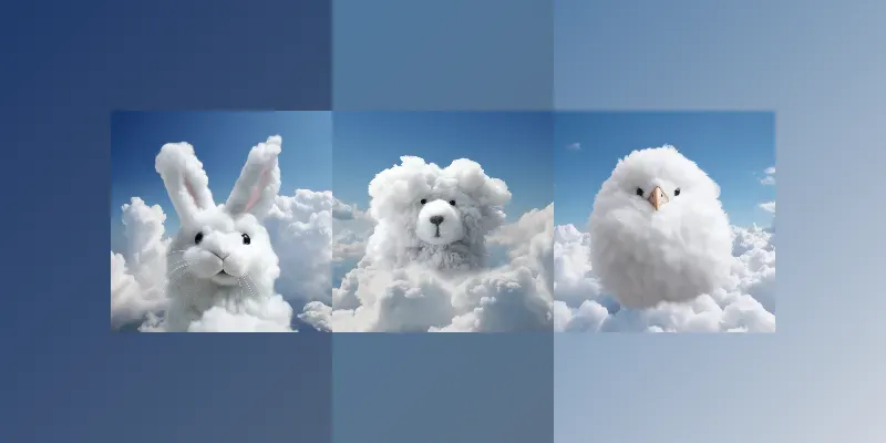 Animals Made Of Clouds generated by undefined