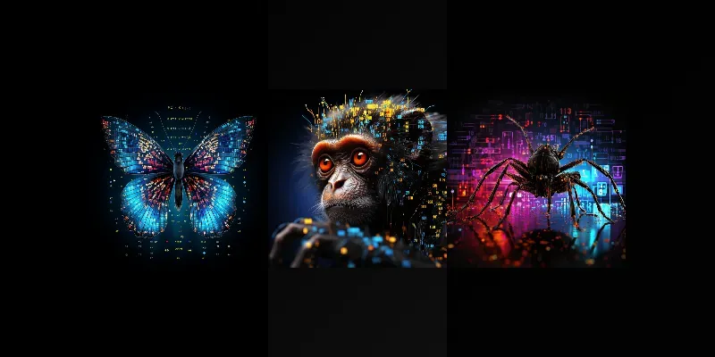 Colored Codes Animals generated by undefined