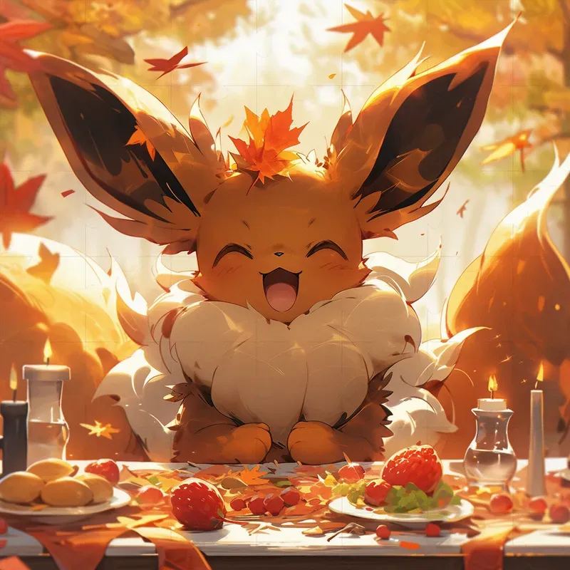 Thanksgiving Pokemon Anime Cuteness
