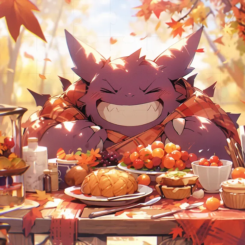 Thanksgiving Pokemon Anime Cuteness