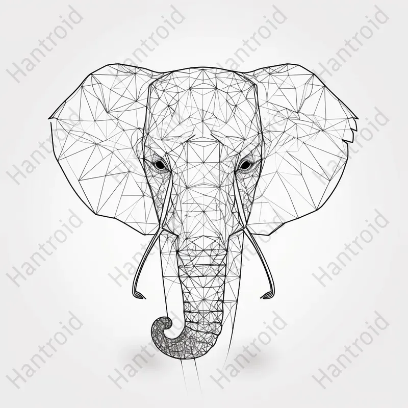 Elegant Line Drawings Animals Portraits