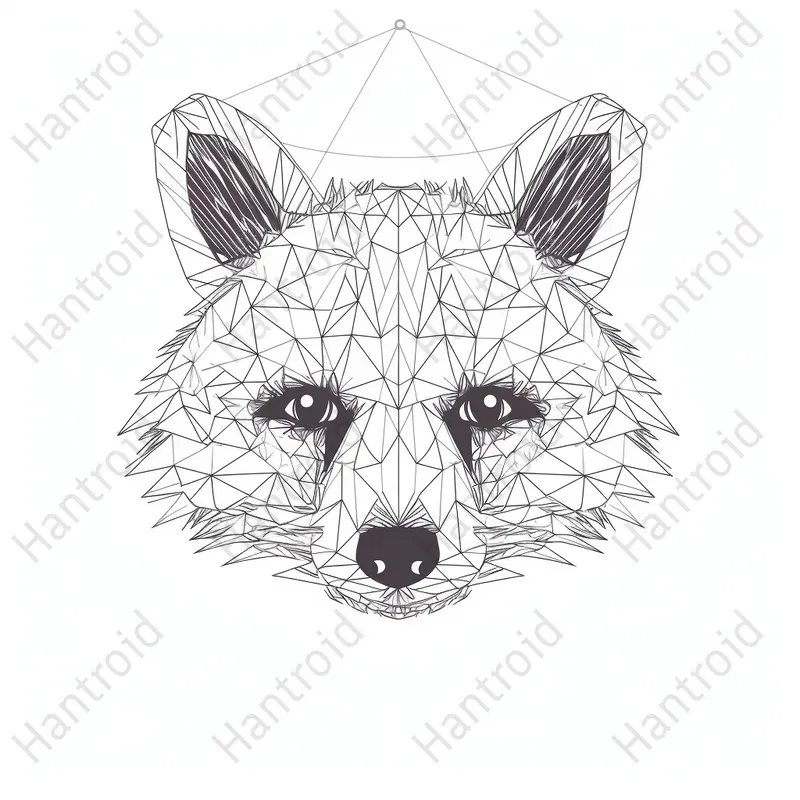 Elegant Line Drawings Animals Portraits