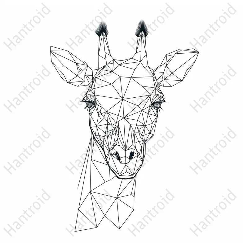 Elegant Line Drawings Animals Portraits