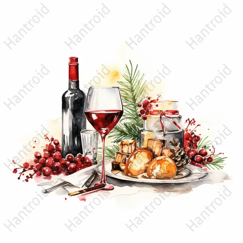 Christmas Ink Elegances