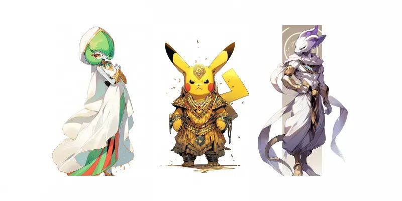 Pharaoh Fusion Pokemon generated by undefined