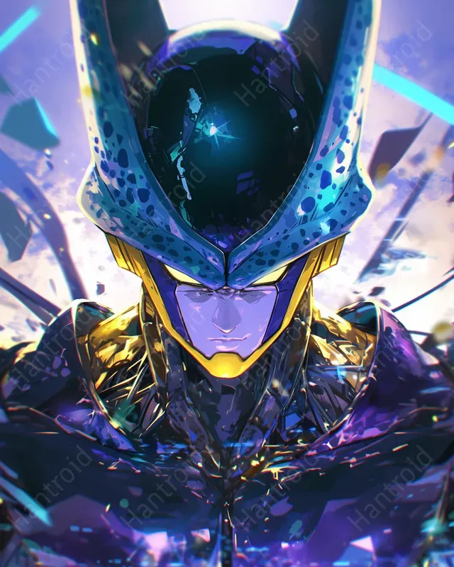 Epic Dragon Ball Cyberpunk Portraits