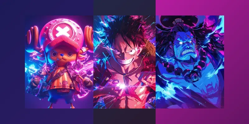 Neon One Piece Brilliances generated by undefined