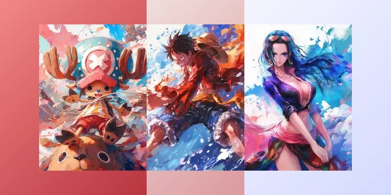 One Piece Splash Characters Elegance generated by undefined