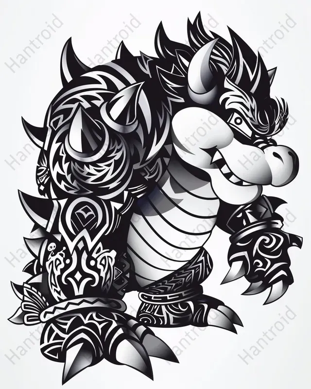 Nintendo Tribal Tattoo Fusions