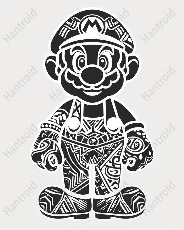 Nintendo Tribal Tattoo Fusions