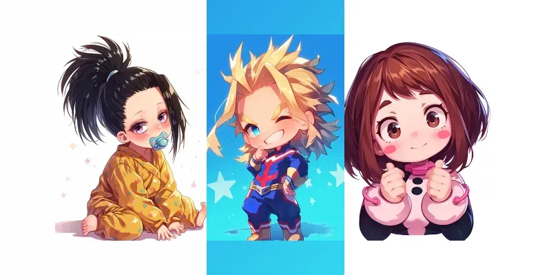 My Hero Academia Baby Cuties generated by undefined