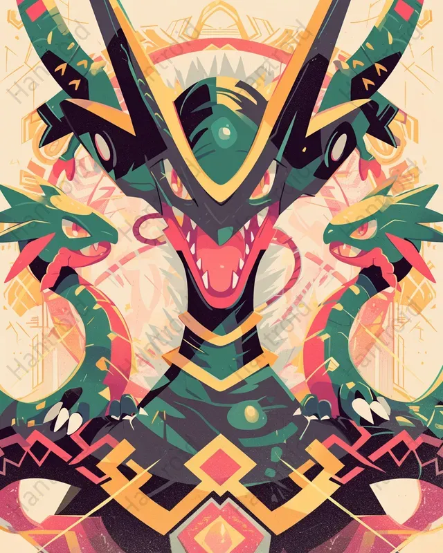 Geometric Pokemon Delights