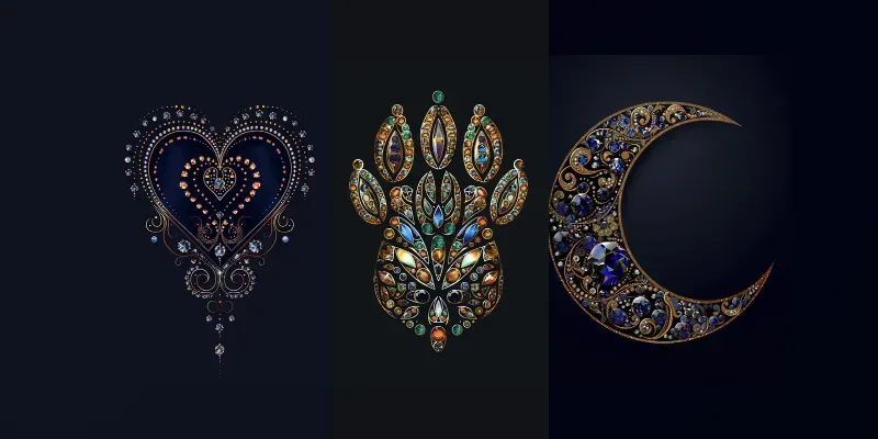 Bejeweled Oddities Logos Magic generated by undefined