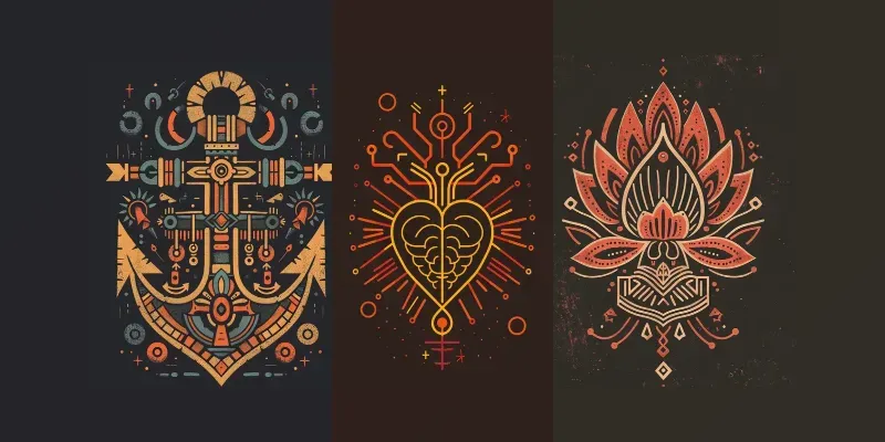 Mayan-inspired Logo Designs generated by undefined