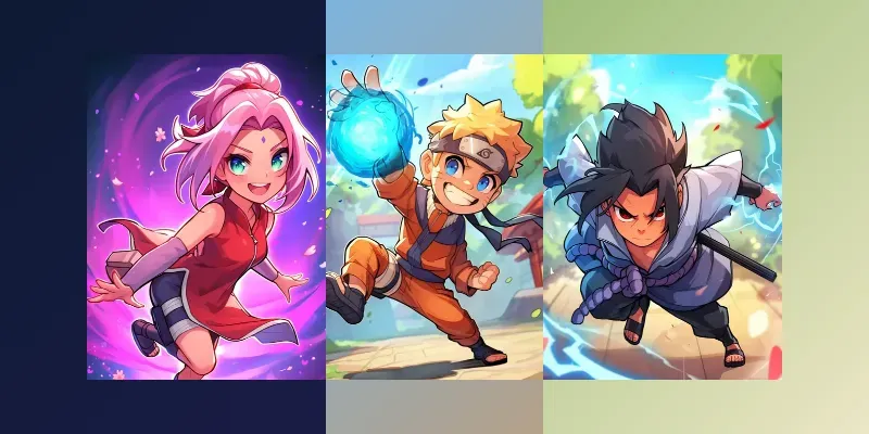 Dynamic Naruto Shippuden Character Comics generated by undefined