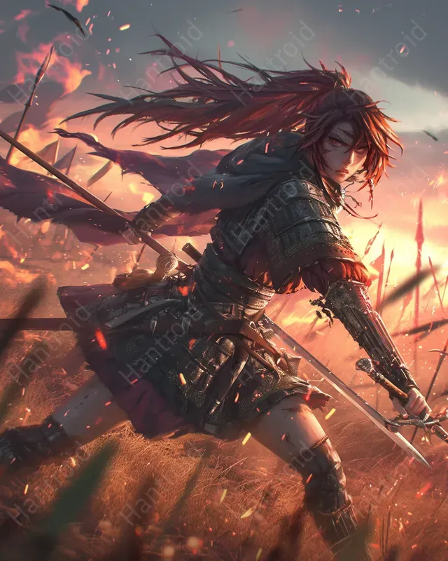 Medieval Fantasy Anime Warriors