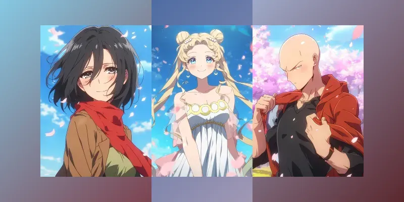 Romantic Anime Full Body Portraits generated by undefined