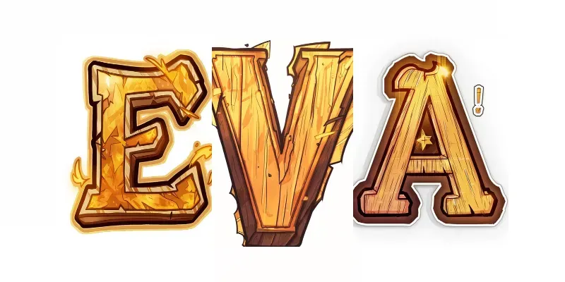 Cartoonish Vector Letter Designs generated by undefined