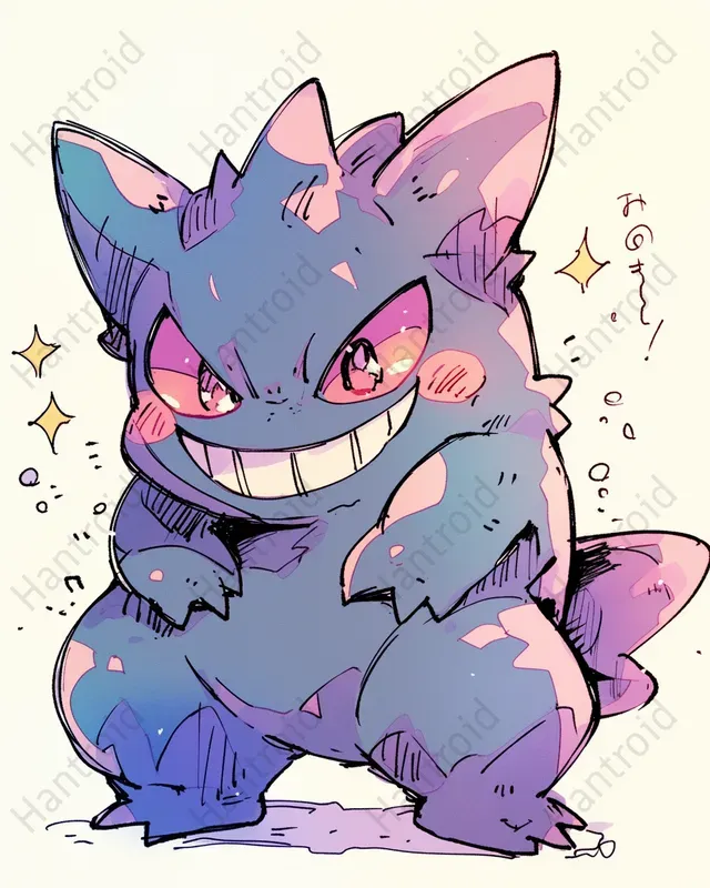 Cute Anime Style Pokemon Art
