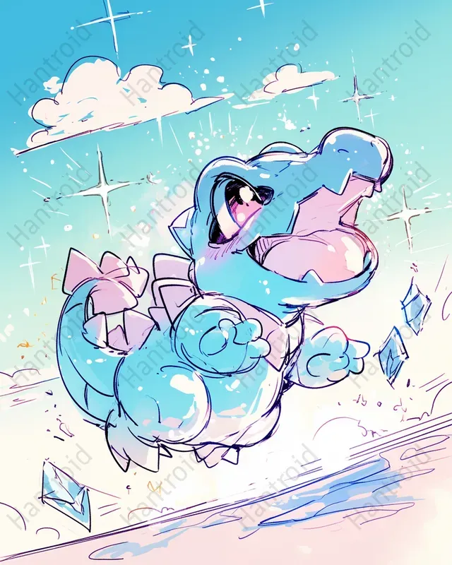 Cute Anime Style Pokemon Art