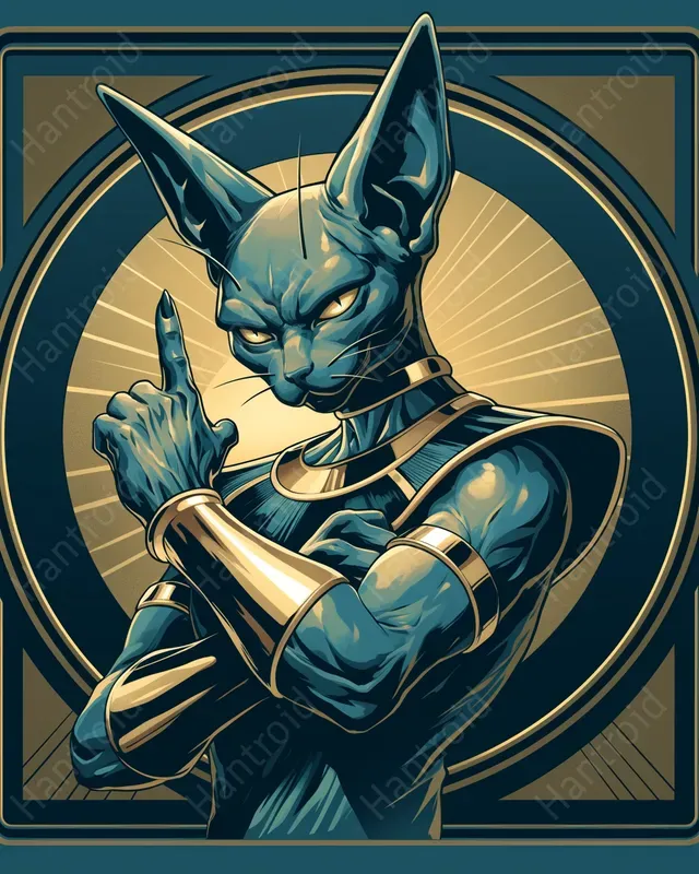 Dragon Ball Characters In Blue Style