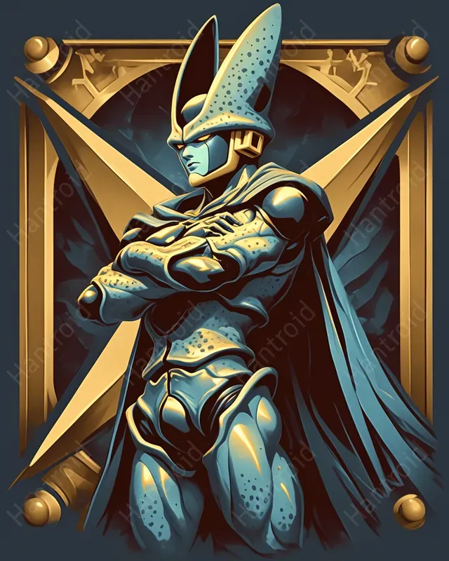 Dragon Ball Characters In Blue Style