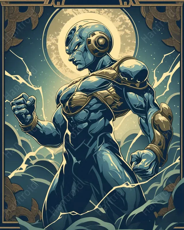 Dragon Ball Characters In Blue Style