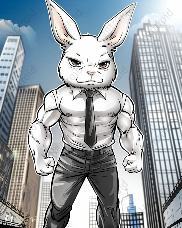 Comic Style Anthropomorphic Animals