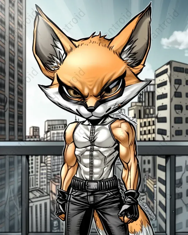 Comic Style Anthropomorphic Animals