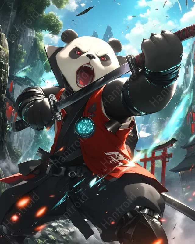 Anime Style Samurai Animals