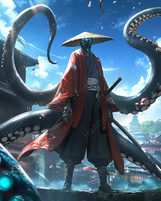 Anime Style Samurai Animals