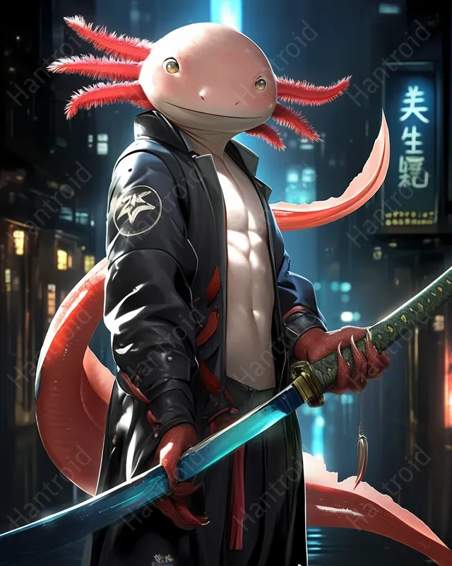 Anime Style Samurai Animals