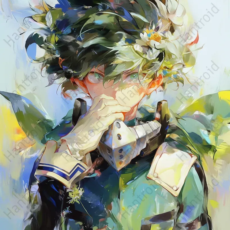 Fantastical Watercolor Anime Characters