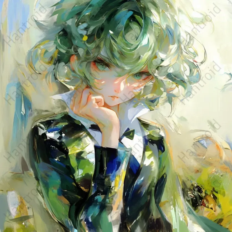 Fantastical Watercolor Anime Characters