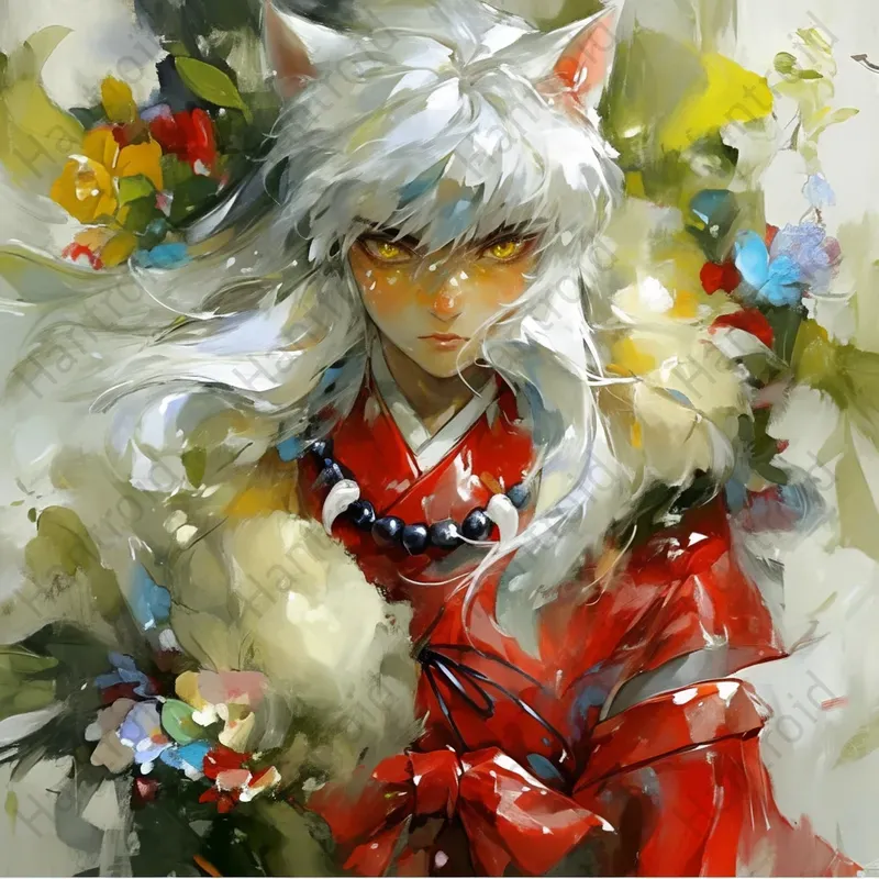 Fantastical Watercolor Anime Characters