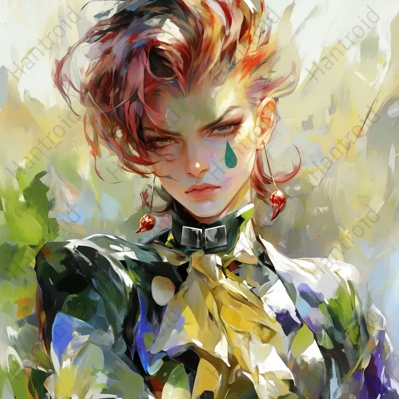 Fantastical Watercolor Anime Characters