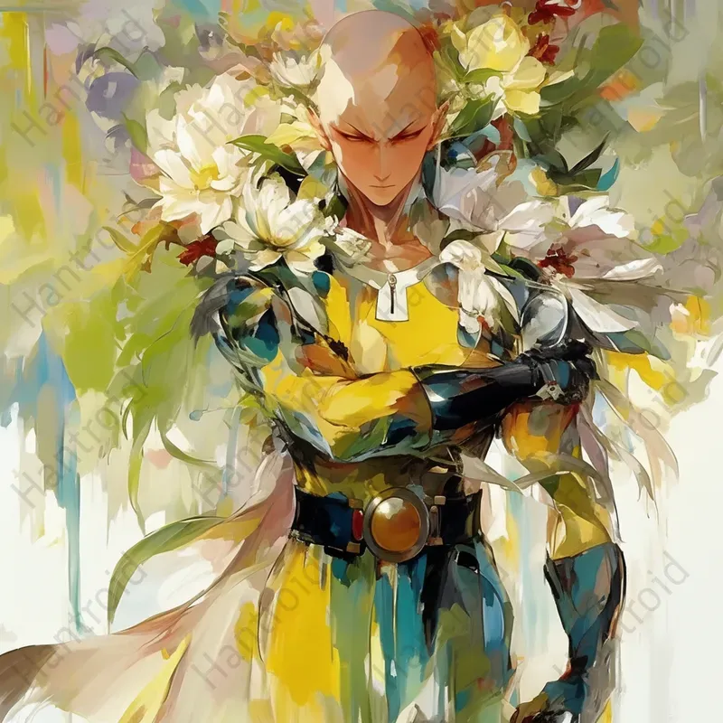 Fantastical Watercolor Anime Characters