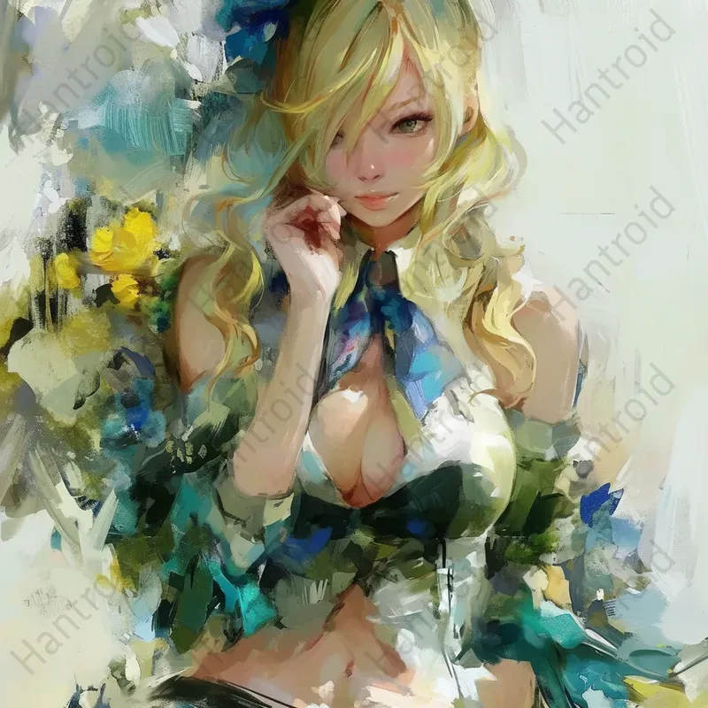 Fantastical Watercolor Anime Characters