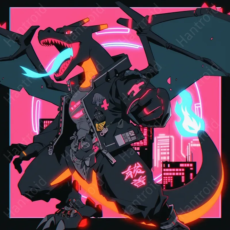 Cyberpunk Pokemon Fusions