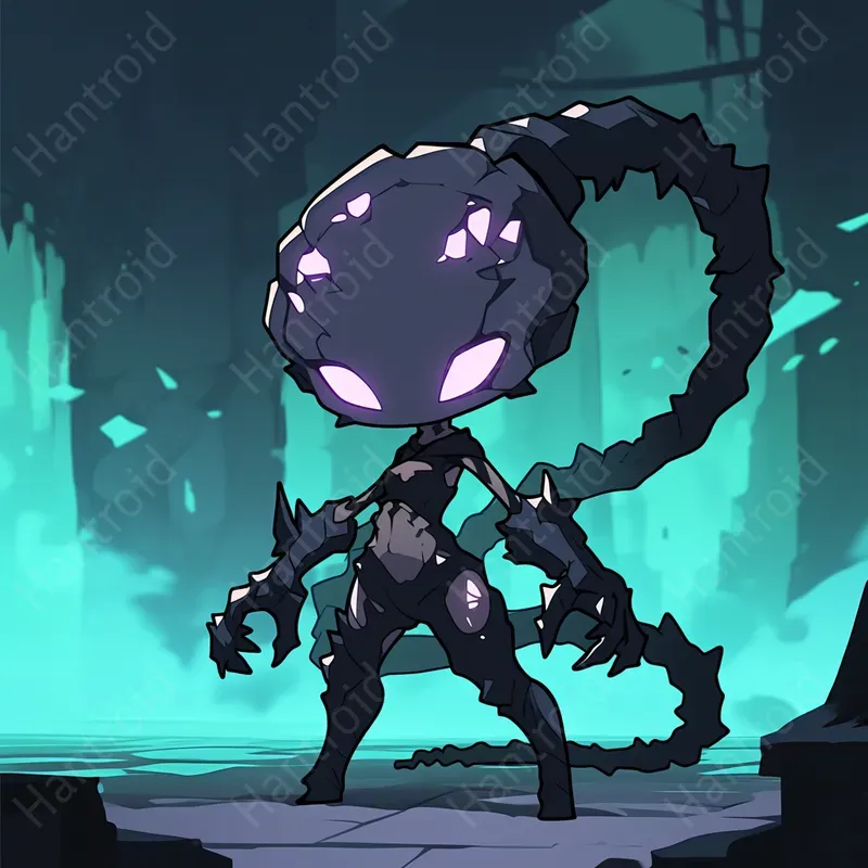 Cute Dark Fantasy Game Characters