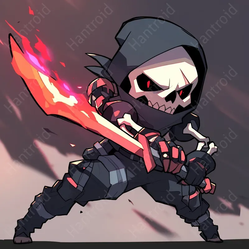 Cute Dark Fantasy Game Characters