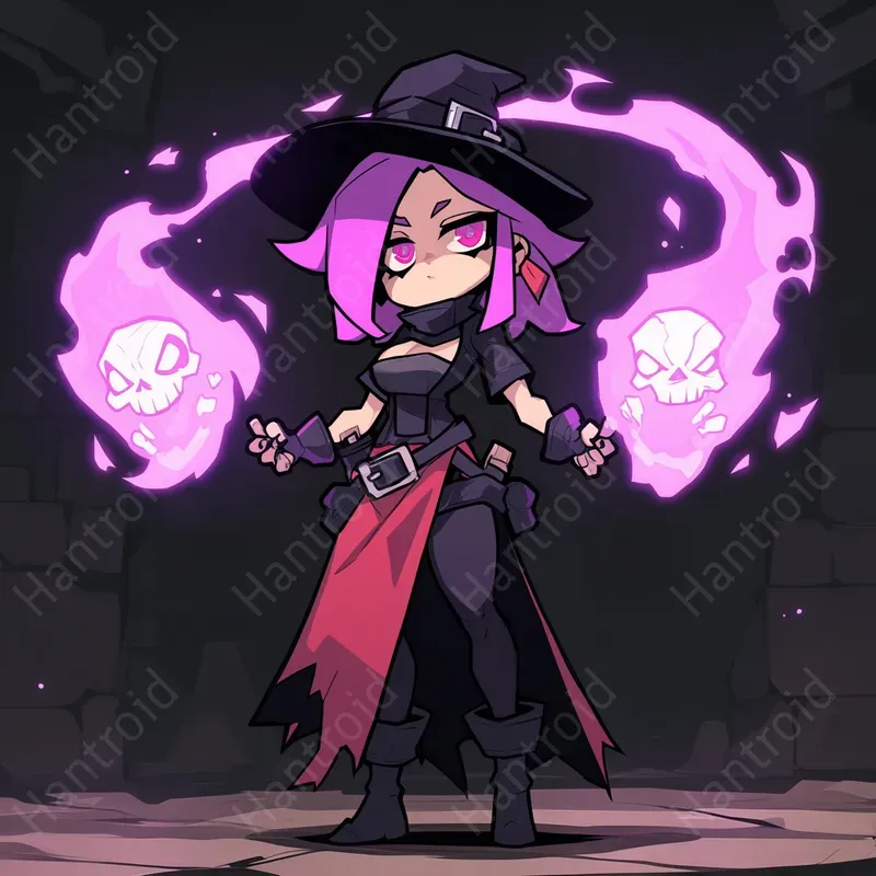 Cute Dark Fantasy Game Characters