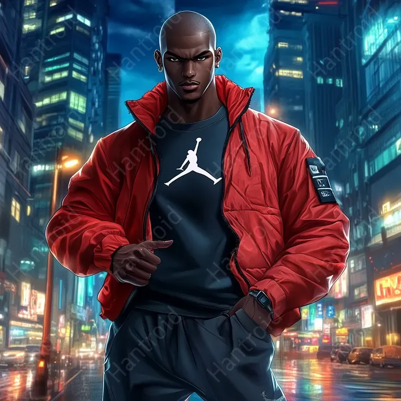 Cyberpunk Fitness Models