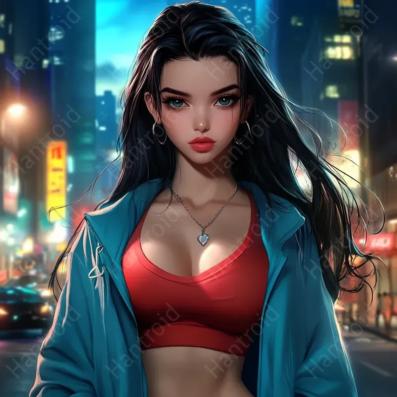 Cyberpunk Fitness Models