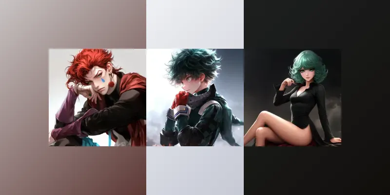 Hyper Realistic Anime Characters generated by undefined